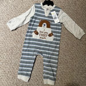 Brand New Peek Kids Toddler/Baby Bear Romper Onesie